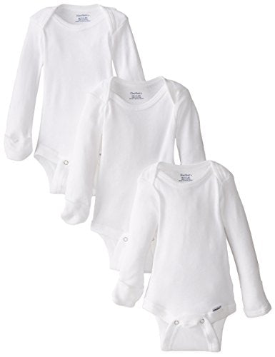 Baby - Gerber unisex-baby Multi-pack Long-sleeve Onesies Bodysuit Mitten Cuff Sizes