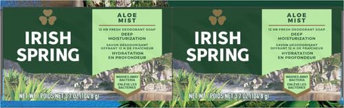 Irish Spring Bar Soap for Men, Moisture Blast, 3.7 Oz, 24 Pack