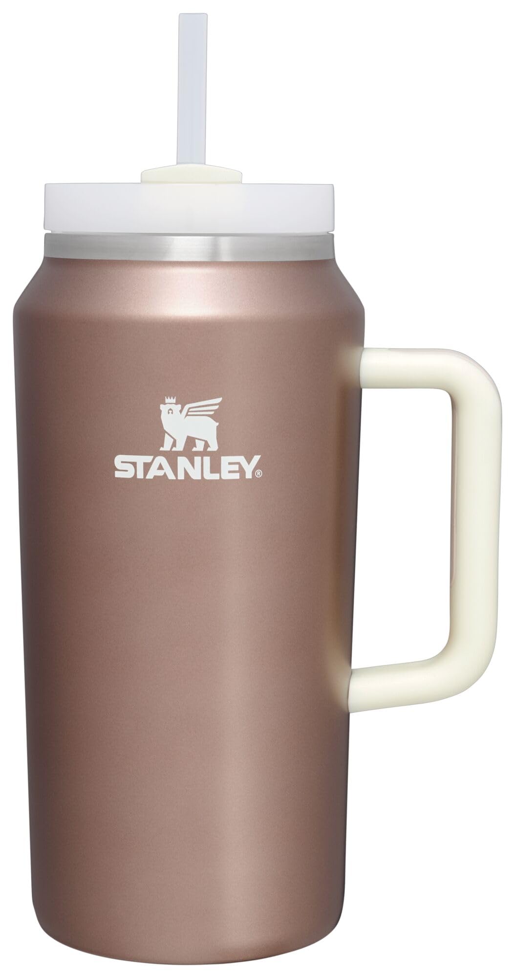Tumbler - Stanley Quencher H2.0 FlowState Stainless Steel Vacuum Insulated Tumbler with Lid and Straw for Water, Iced Tea or Coffee