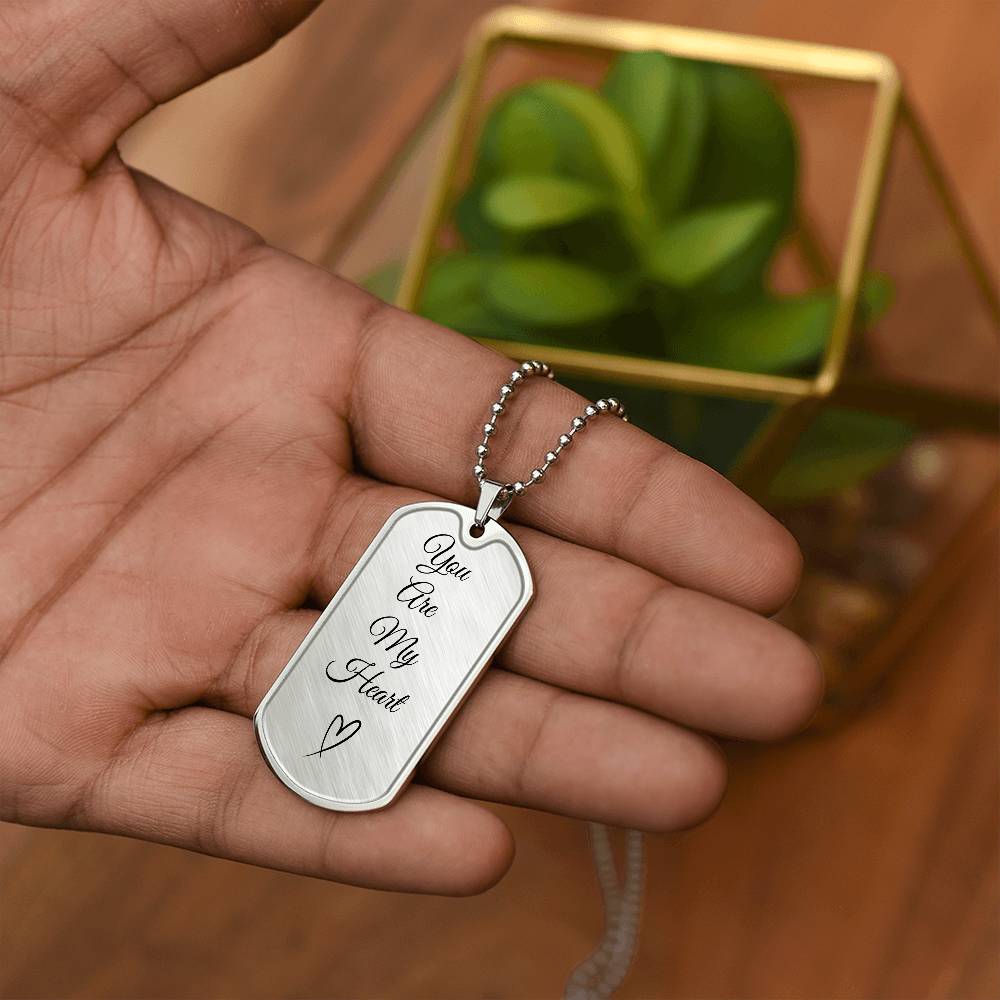 Jewelry - You Are My Heart Dog Tag