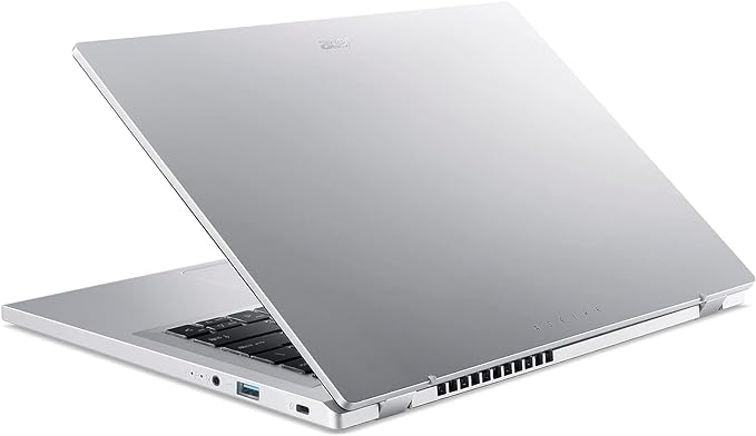 Laptop - Acer Aspire 3 A314-23P-R3QA Slim Laptop | 14.0" Full HD IPS Display | AMD Ryzen 5 7520U Quad-Core Processor | AMD Radeon Graphics | 8GB LPDDR5 | 512GB NVMe SSD | Wi-Fi 6 | Windows 11 Home,Silver