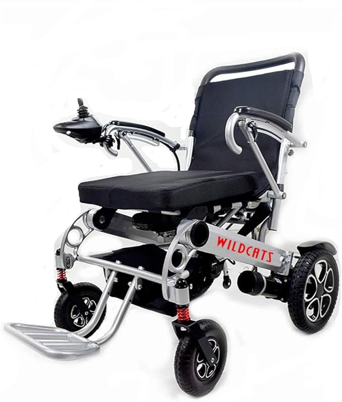Wheelchair - Darkshadows by MaritSA - All Terrain Lightweight Electric Wheelchair only 50lbs - Support up to 300lbs - Durable - Foldable - Easy to Use - Ships from USA - Serviced in USA