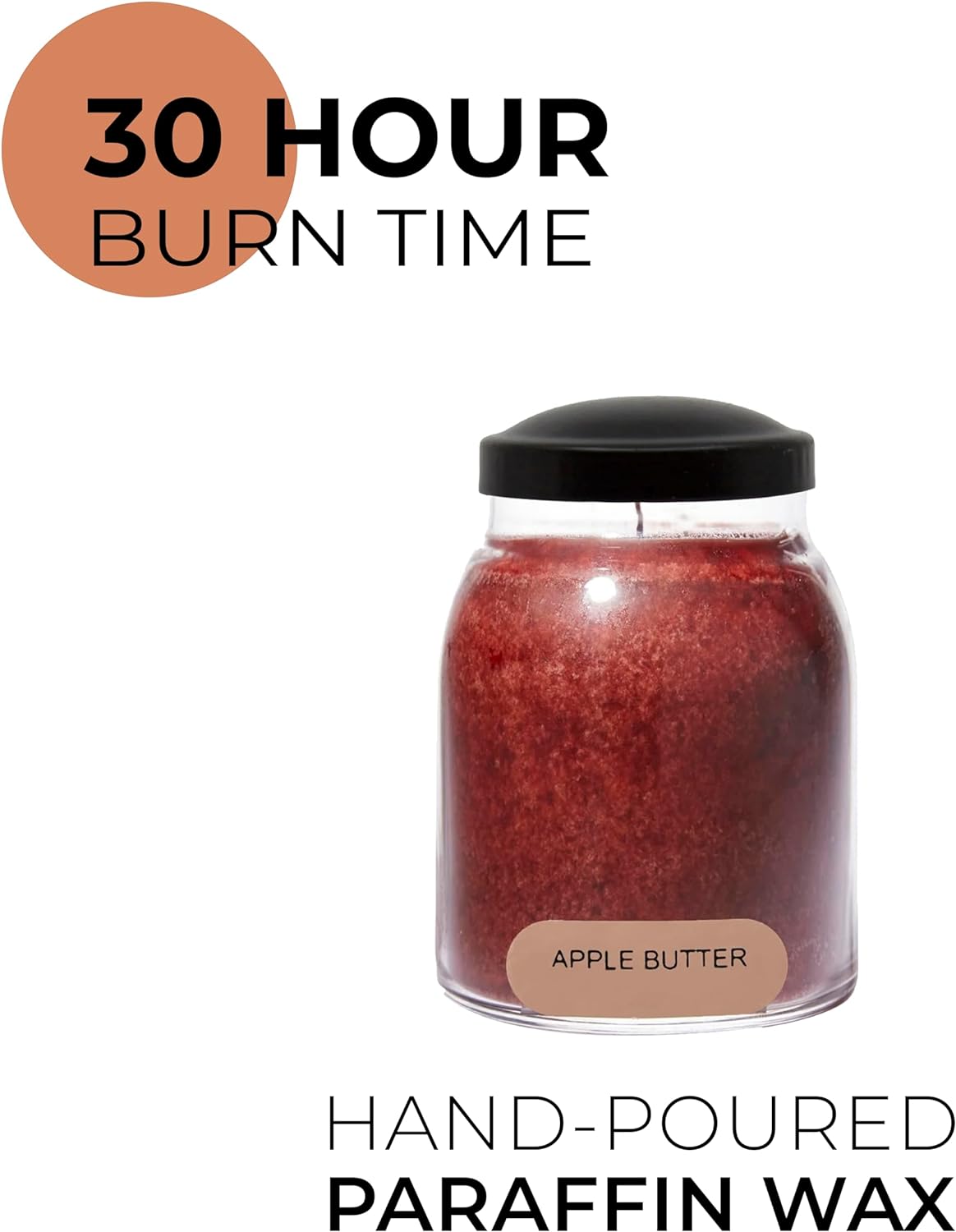 A Cheerful Giver - Cranberry Orange - 34oz Papa Scented Candle Jar with Lid - Keepers of the Light - 155 Hours of Burn Time, Gift for Women, Red