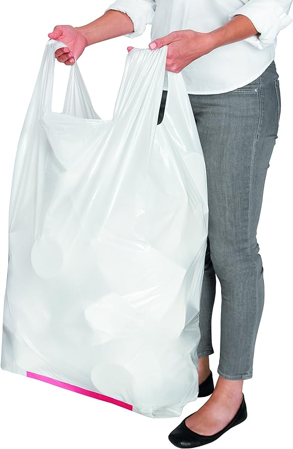 Trash Bags - Plant Based - Hippo Sak Tall Kitchen Bags with Handles, 13 gallon (45 Count)