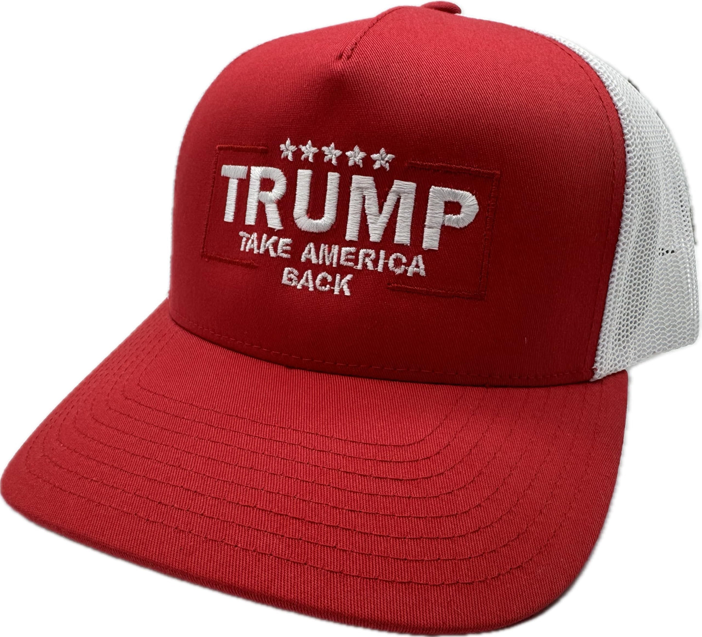 Red Trump 2024 Take America Back Trucker Cap - Premium Unisex Adjustable MAGA Hat