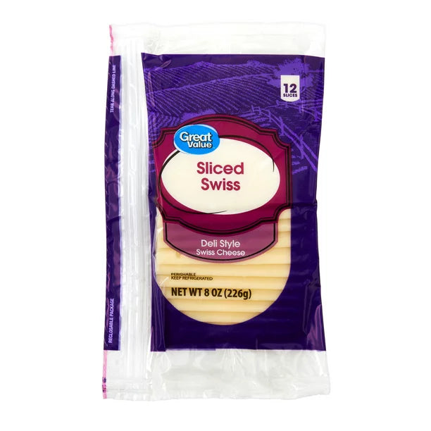 Food Item - Great Value Swiss Cheese Slices