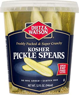 Food Item - Pickles - Dietz & Watson Kosher Spears