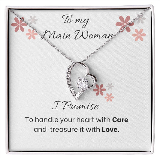 Jewelry - To My Main Woman - Diamond in Heart